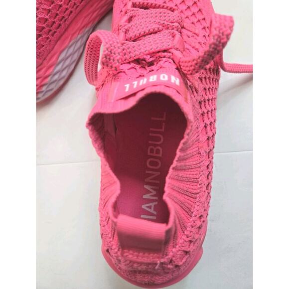 NOBULL Allday Knit Runner EUC Size Mens 7.5 Womens 9 Pink Athletic - Picture 12 of 13
